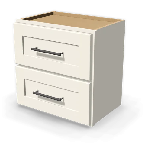 W2D1818 cabinet in Shaker Soft White