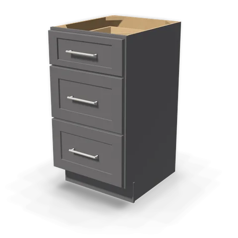 VDB18 cabinet in Shaker Dark Gray