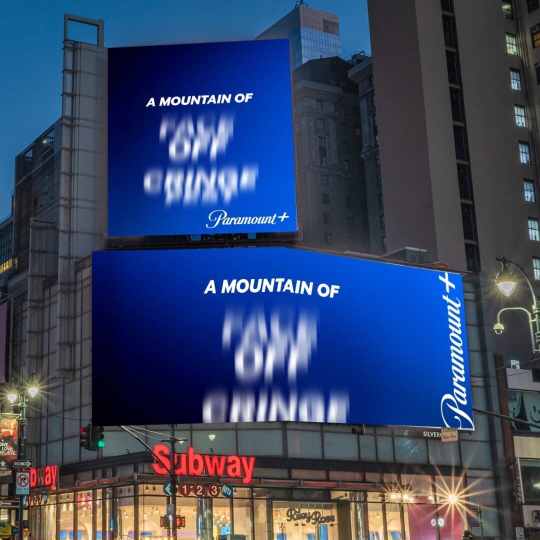 Paramount Plus Design 360 Brand Campaign For Paramount Plus by Territory - D1S1 Design Spotlight