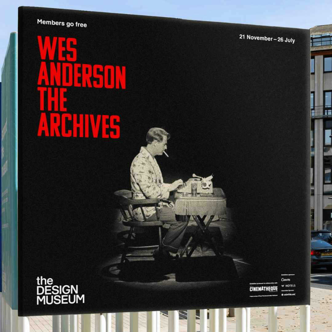 Exhibition Graphics And Campaign For Wes Anderson Retrospective by