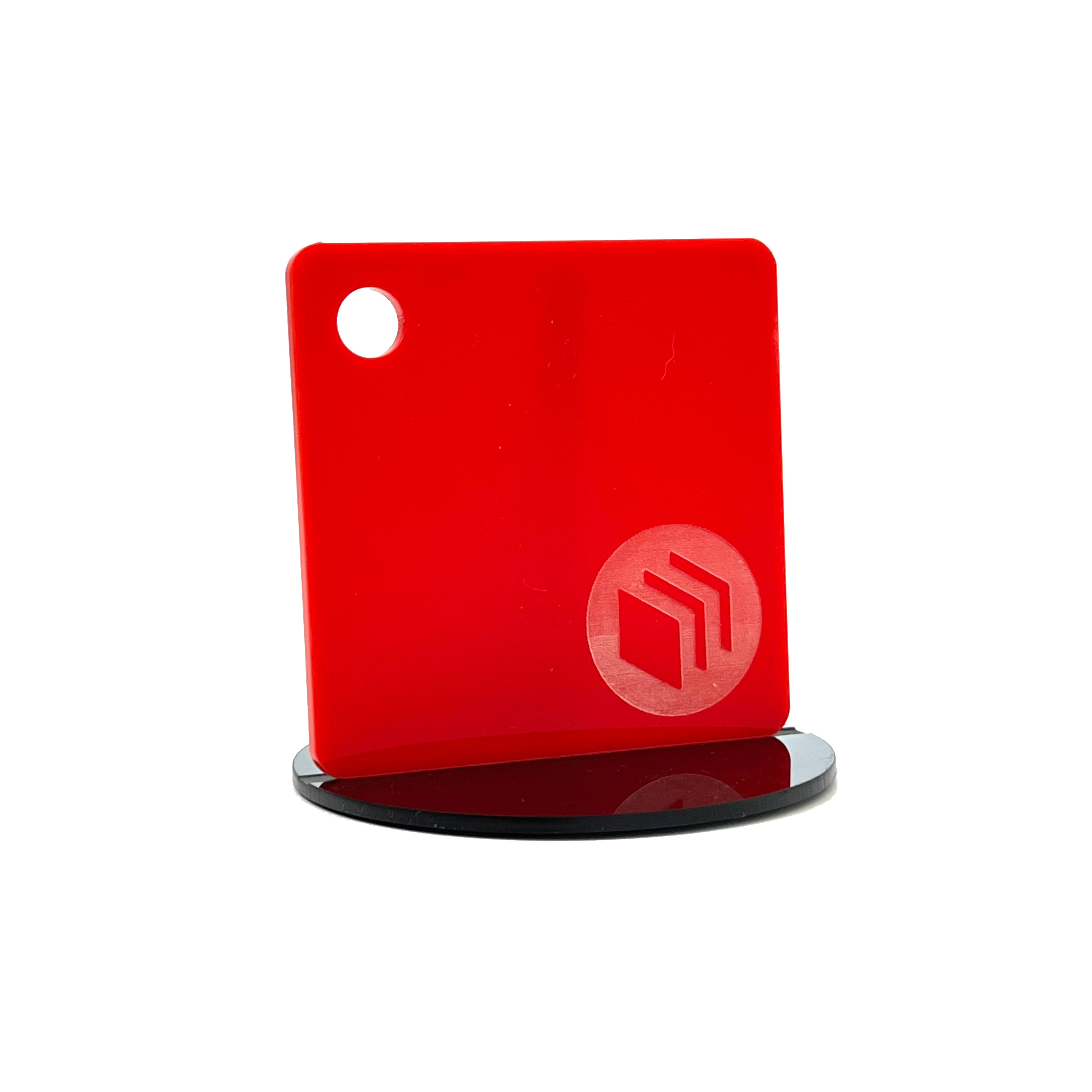 Plancha de acrílico colores 30x40cm - 3mm de espesor  Rojo