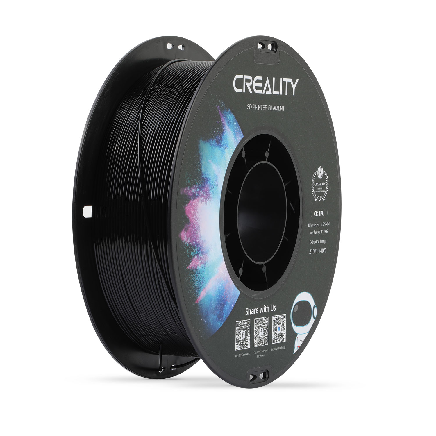 DesignTec - Filamento flexible TPU Creality, 1 Kg