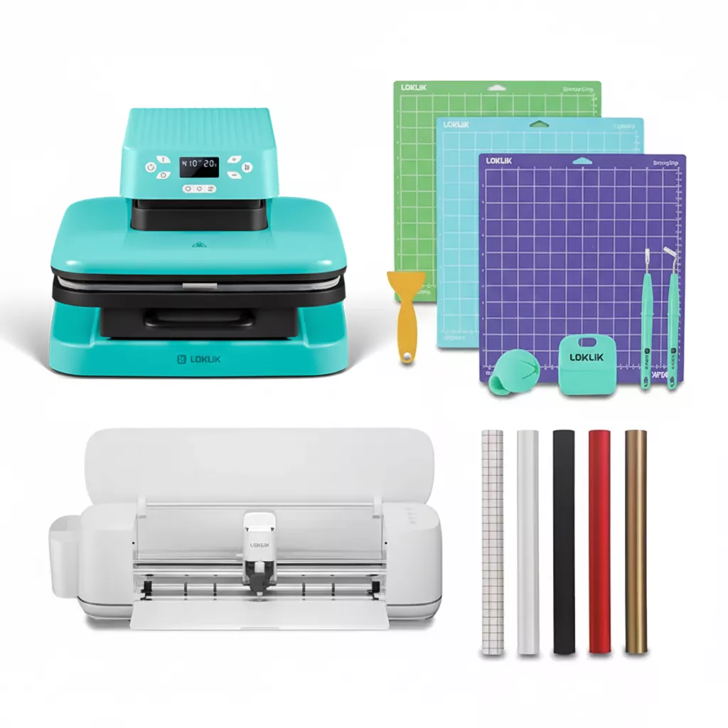 Combo Plotter de Corte + Estampadora LOKLiK