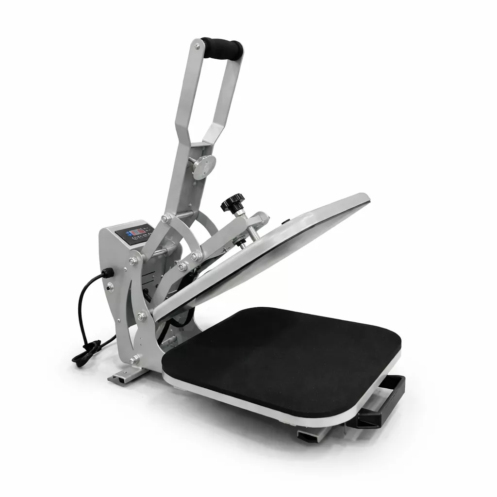 Estampadora sublimadora TPX 38x38cm con base deslizable y apertura automática