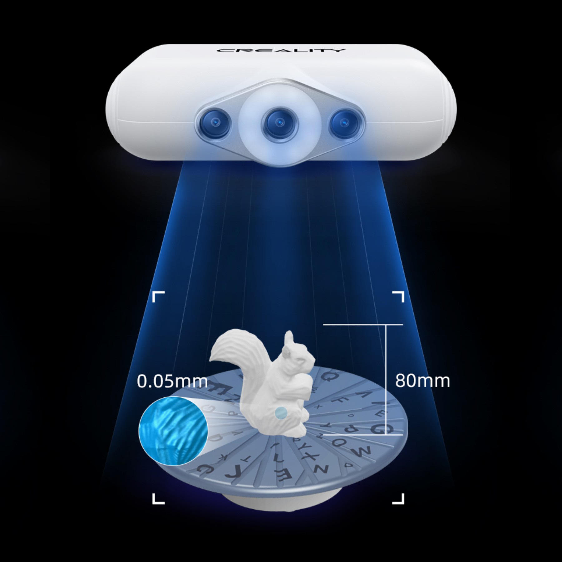 Kit Scanner 3D CR-Scan Lizard Luxury