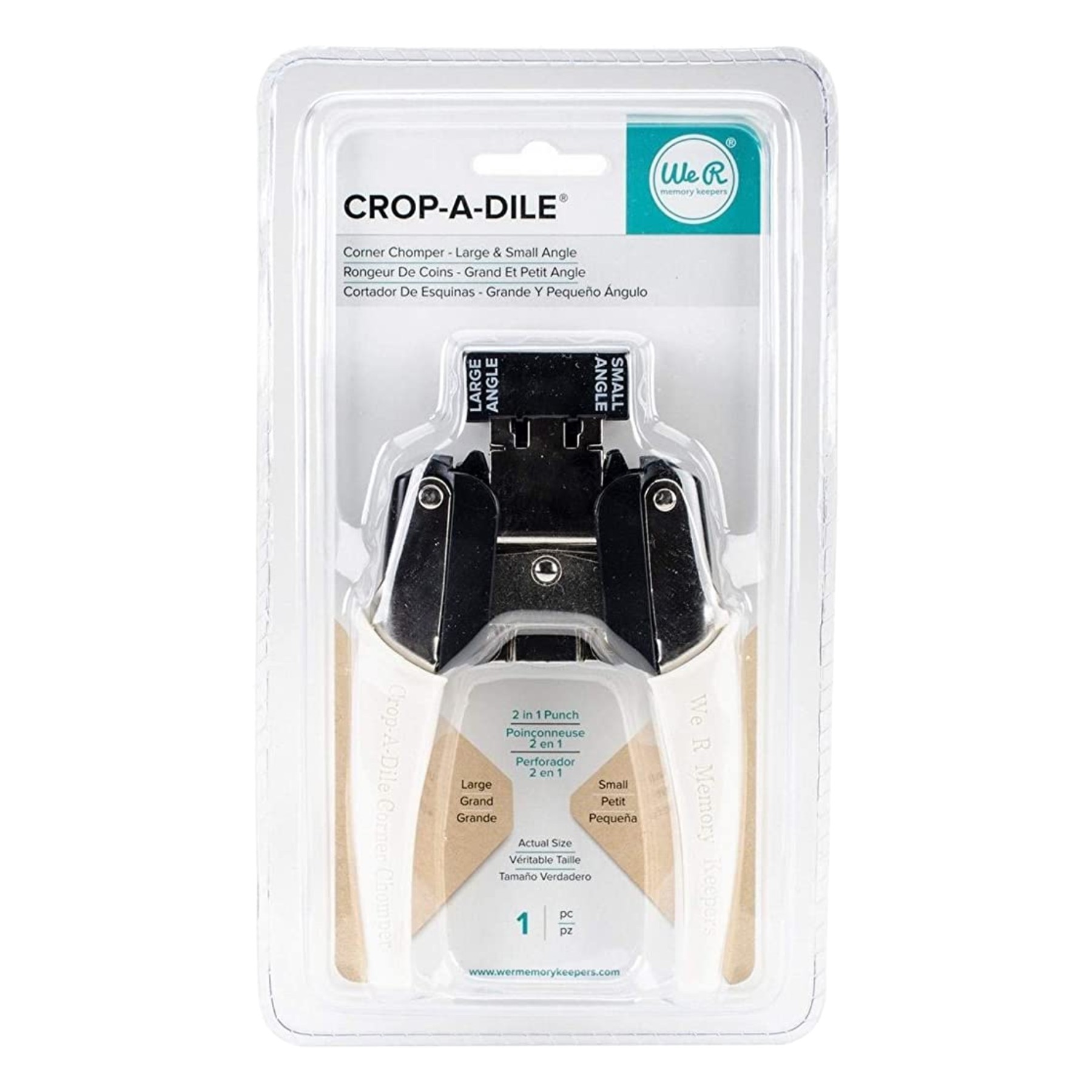 DesignTec - Perforadora Crop-A-Dile ángulos Corner Chomper