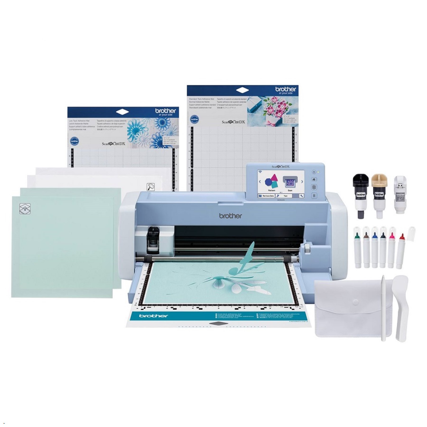 Plotter de Corte Scanncut Dx SDX125 Brother Gris con Azul