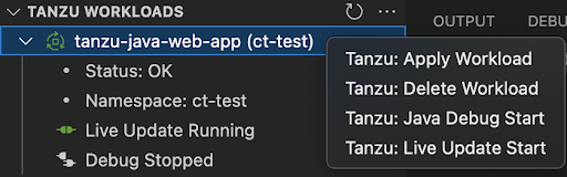 Workload actions