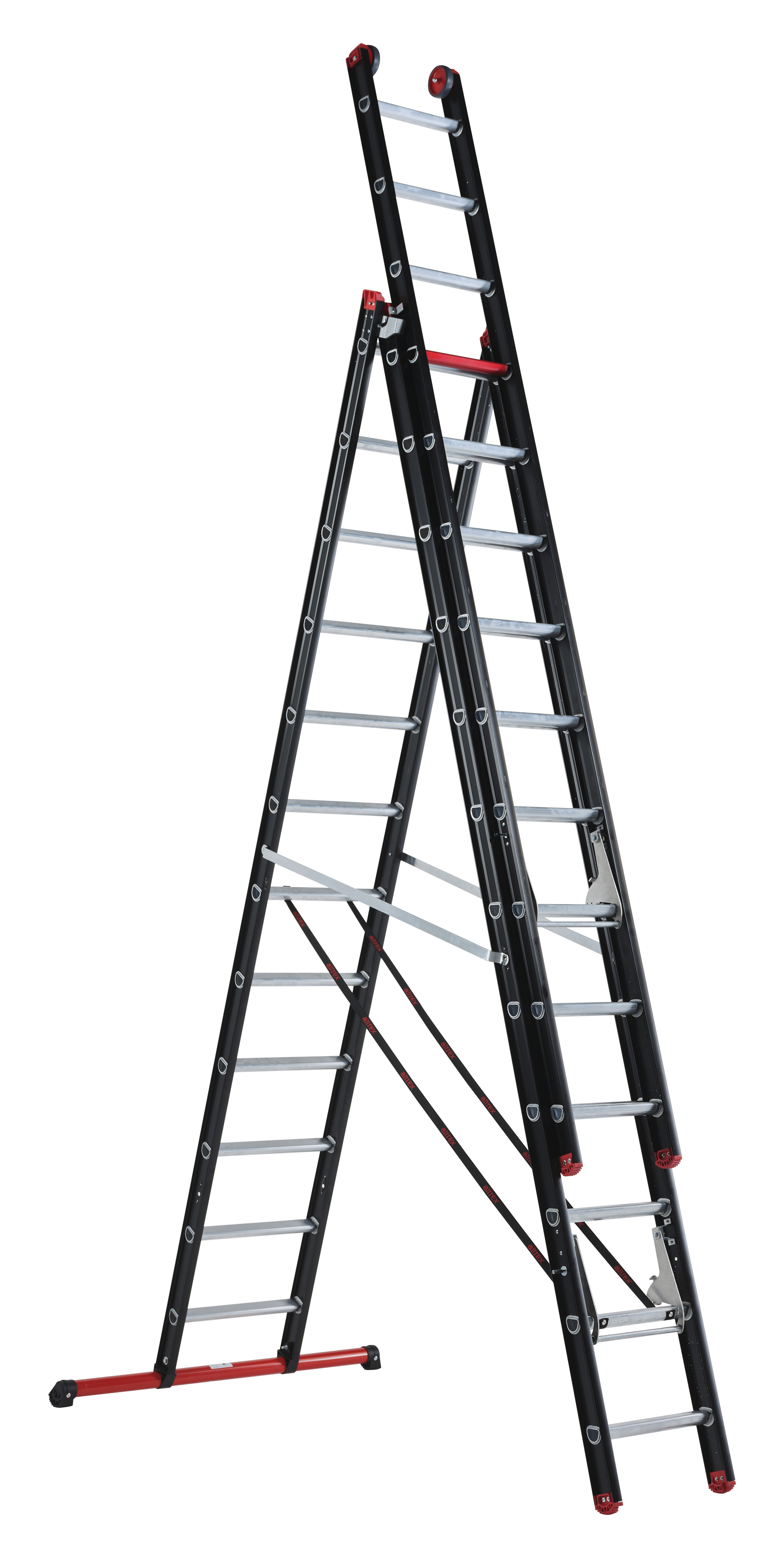 tempo Reparatie mogelijk Derbevilletest Altrex Mounter 3-delige Reformladder - 3x14 Sporten