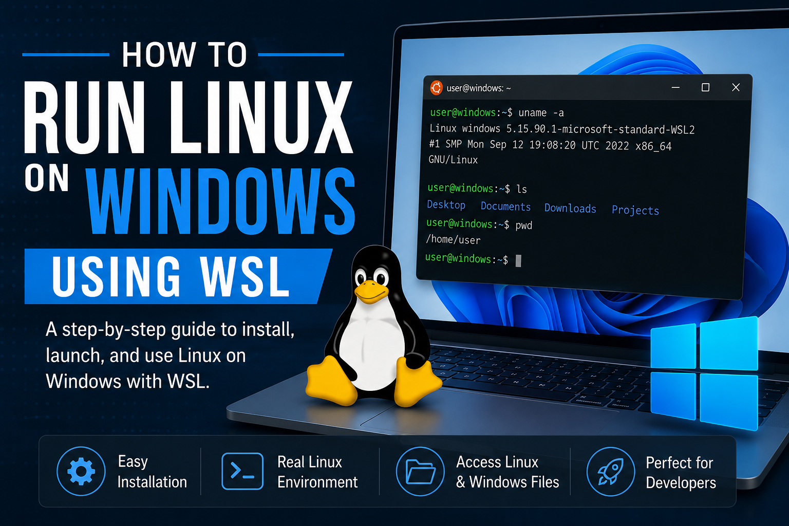 How to Run Linux on Windows Using WSL
