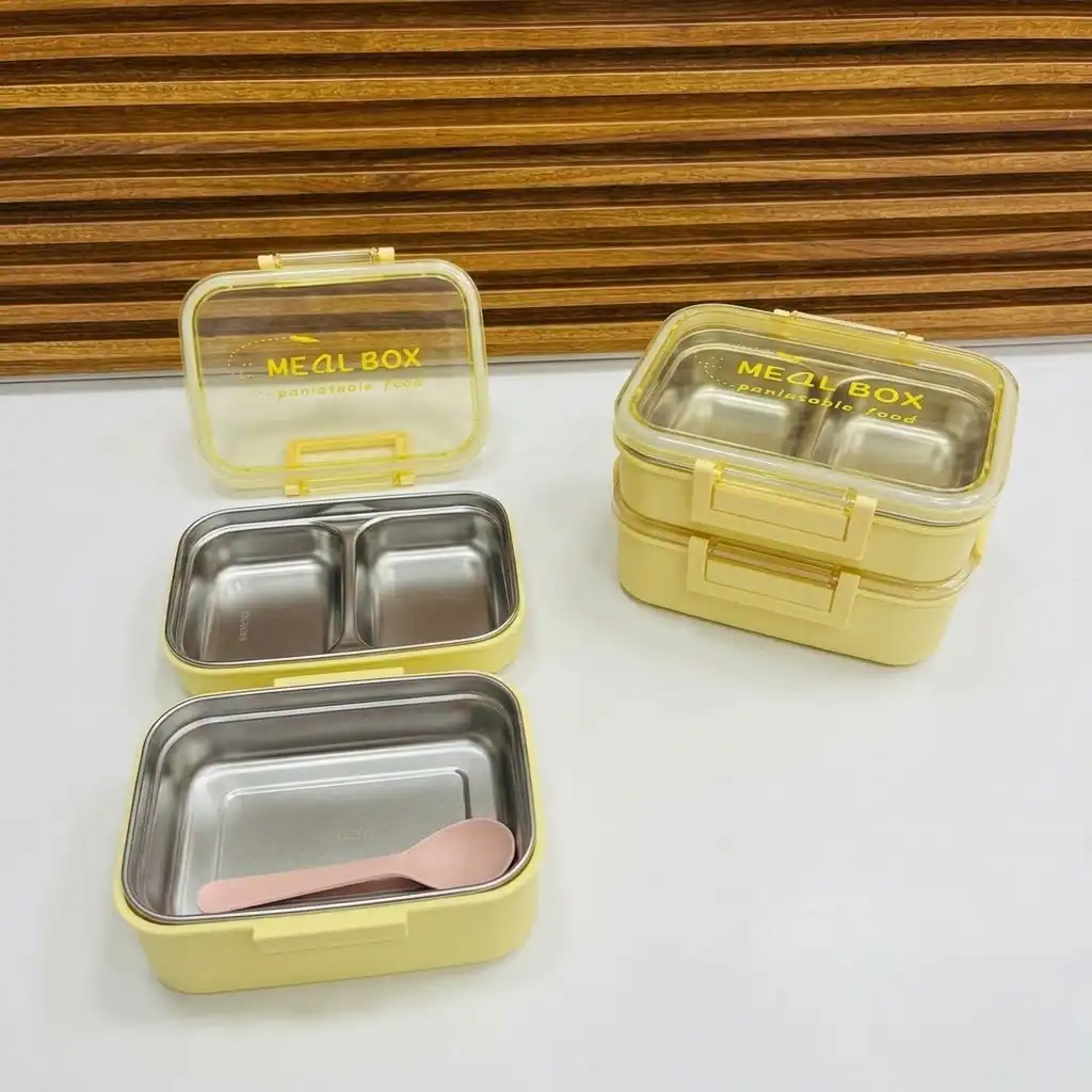 Lunch Box en Inox à 2 Étages