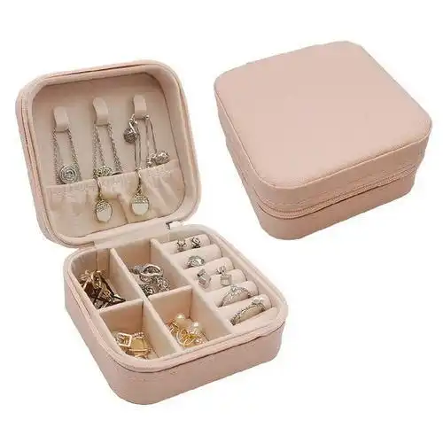 Boite Organisateur Bijoux Boîte de rangement boucle d'oreilles bague colliers