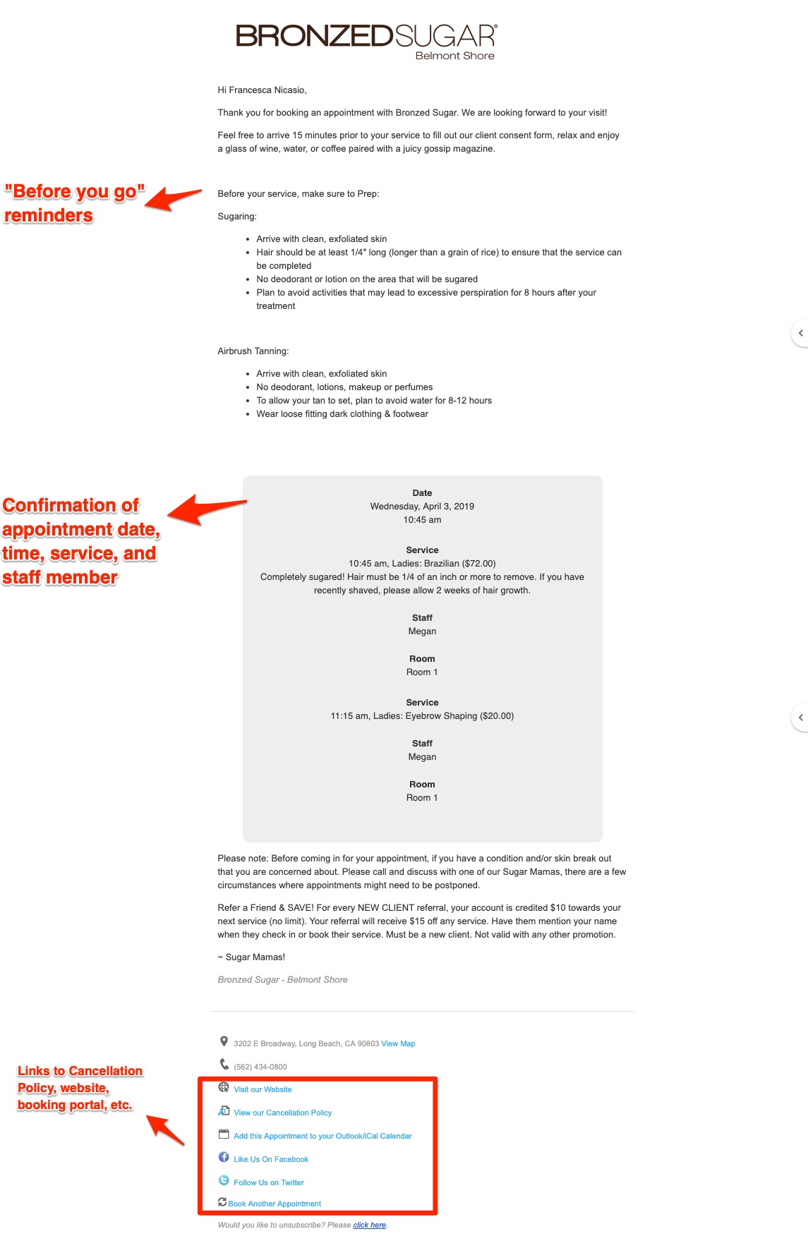 Email Template For Scheduling Appointments