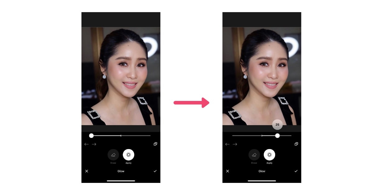 Glowup using Instapage