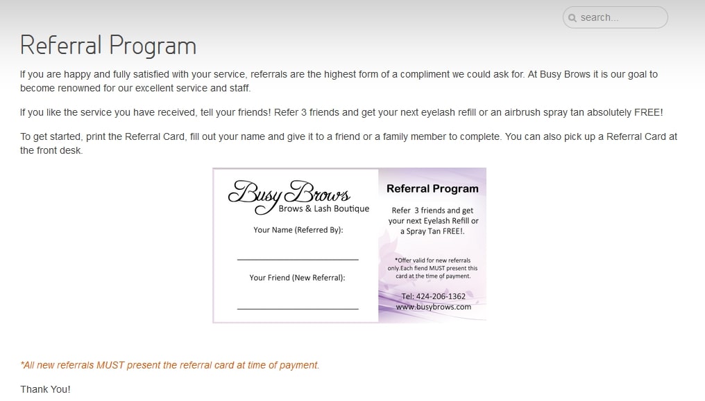 Referral Program