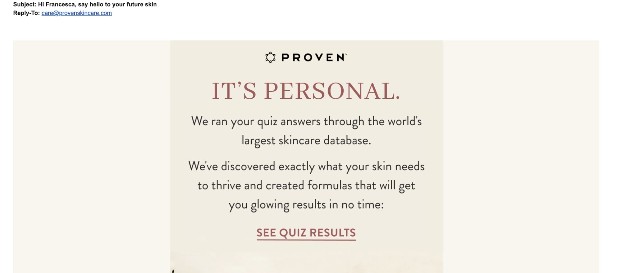 Personalize your emails