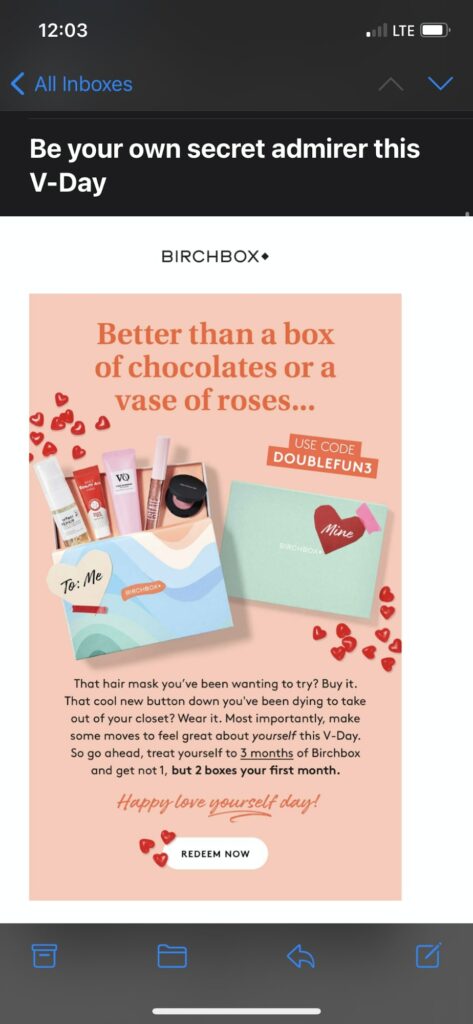 Valentine'day marketing ideas : promote self love