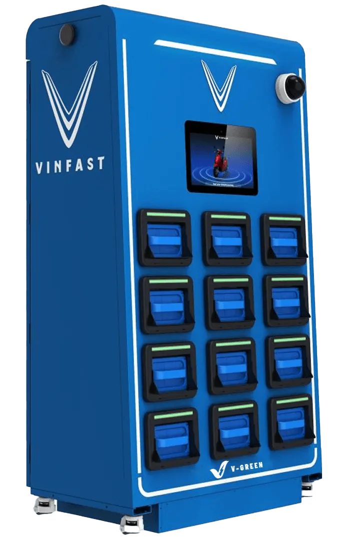 Tủ Đổi Pin Xe Máy Điện – 12 PIN