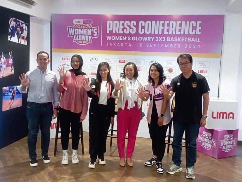 LIMA Gelar Women's Glowry 3x3 Basketball 2024 di Empat Kota