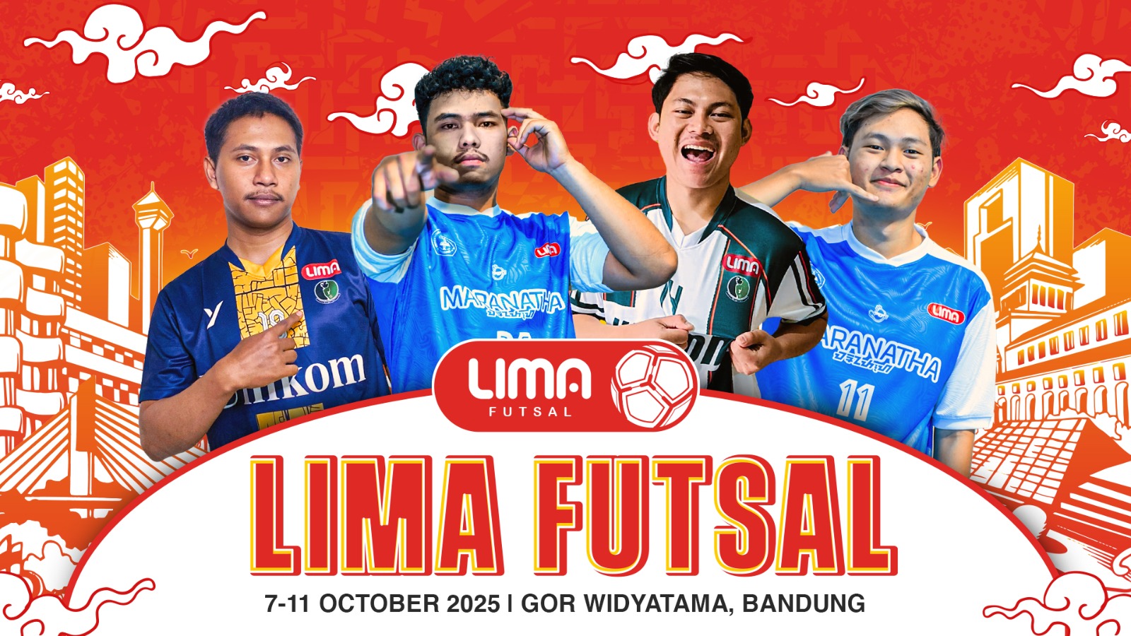 LIMA Futsal Kembali, Bandung Jadi Kota Pilihan