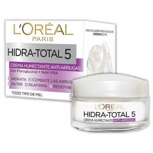 L´Oréal Paris Crema Anti Arrugas  Hidra Total 5 x 50 ml