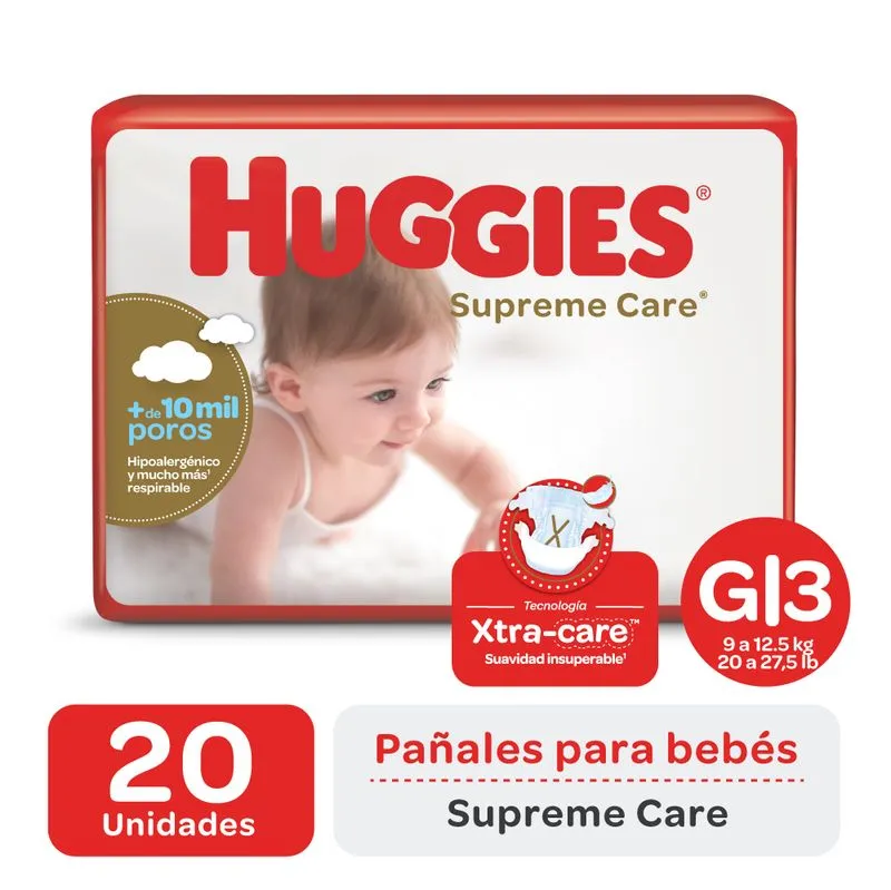 Huggies Supreme Care Pañal G x 20 unid