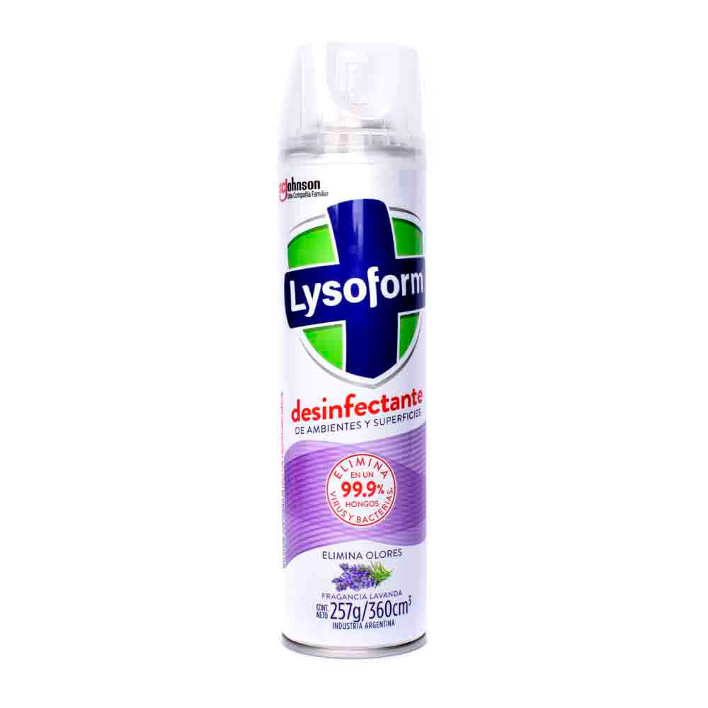 Desinfectante Lysoform aerosol Lavanda, 360 ml