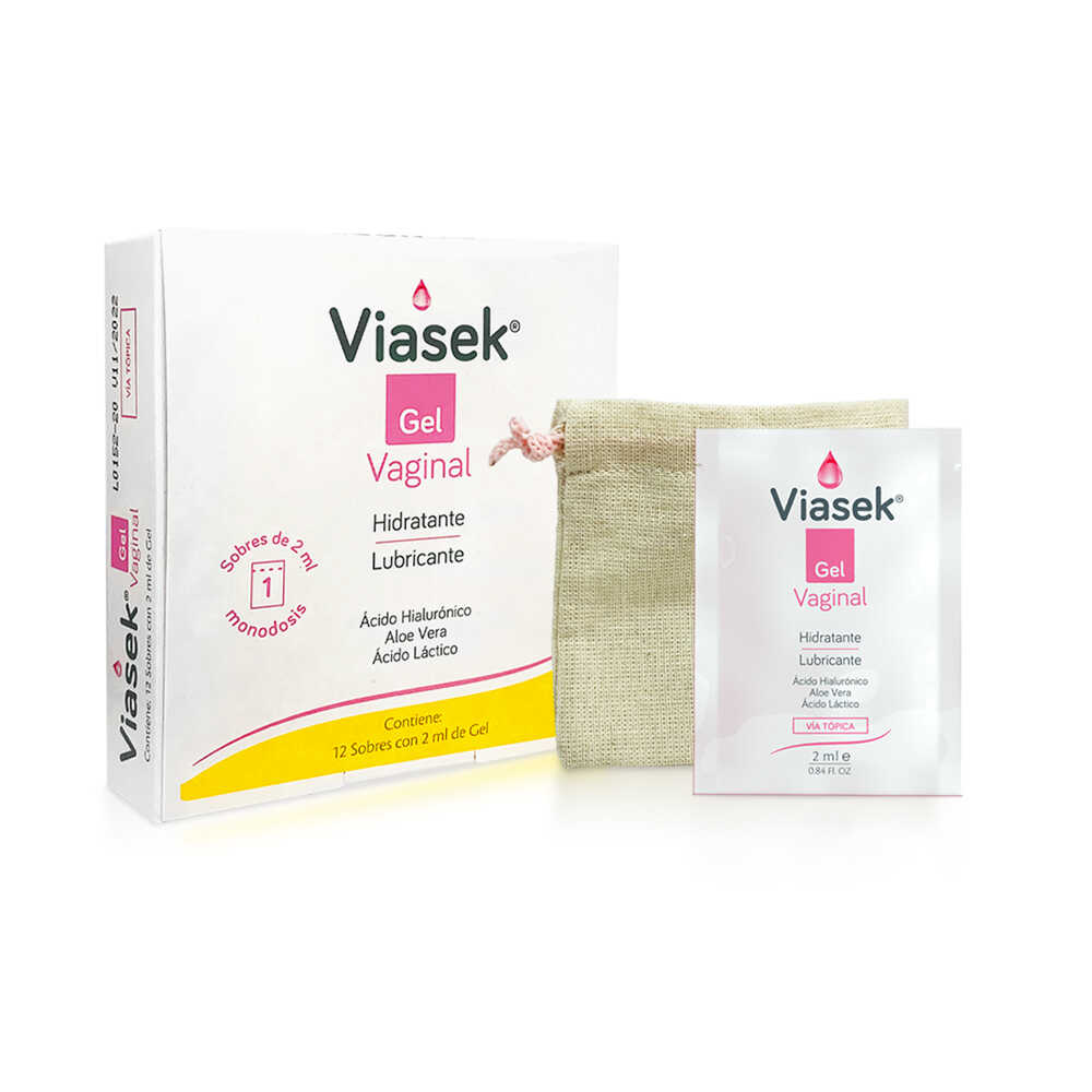 Viasek Gel Hidratante Vulvo-Vagina 2 ml x 12 Sobres 