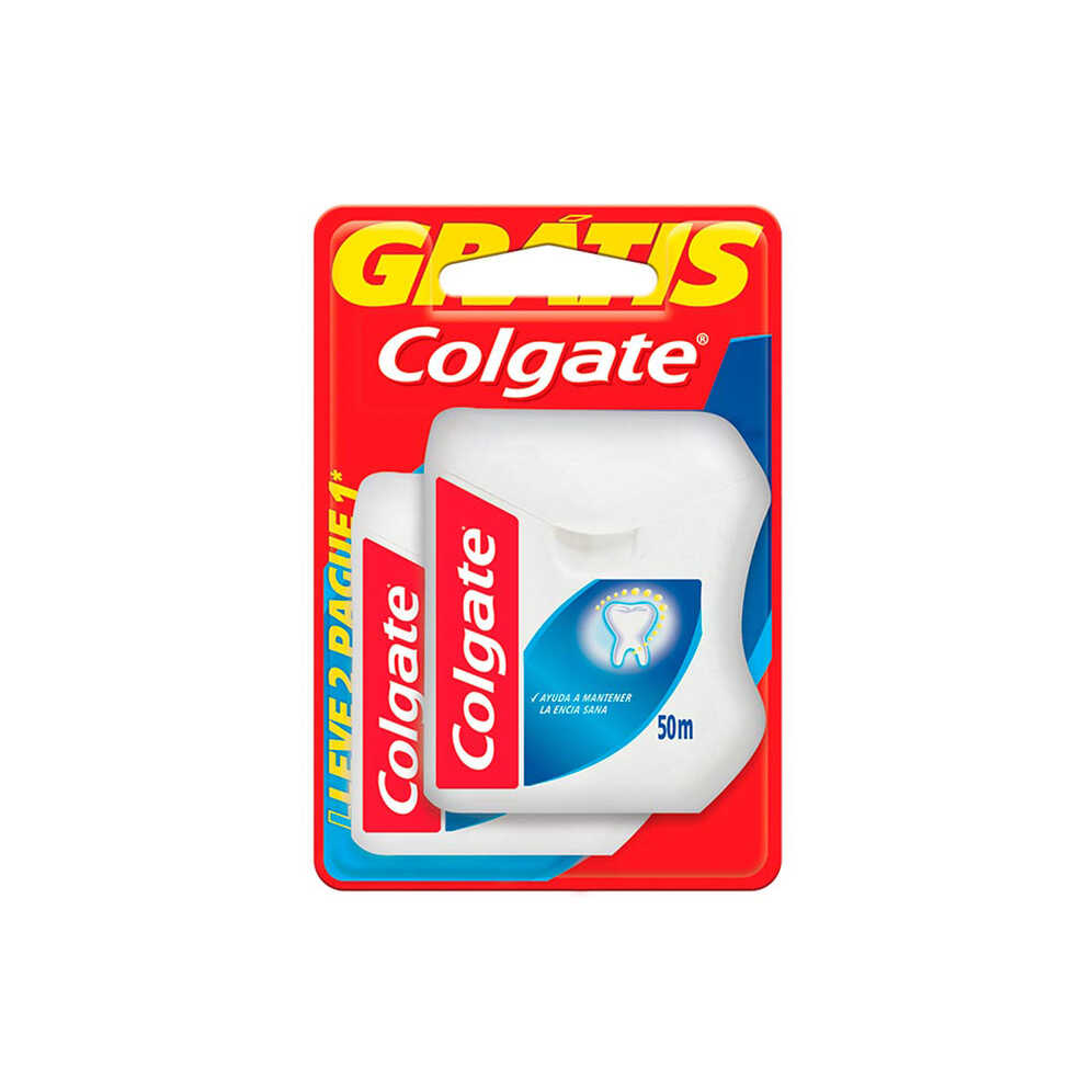 Colgate Hilo Dental 50 m x 2 unid 