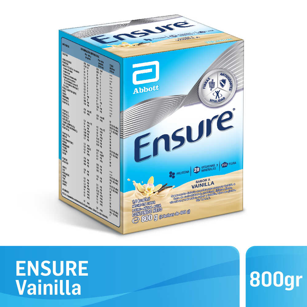 Ensure Polvo Vainilla Caja x 800 gr