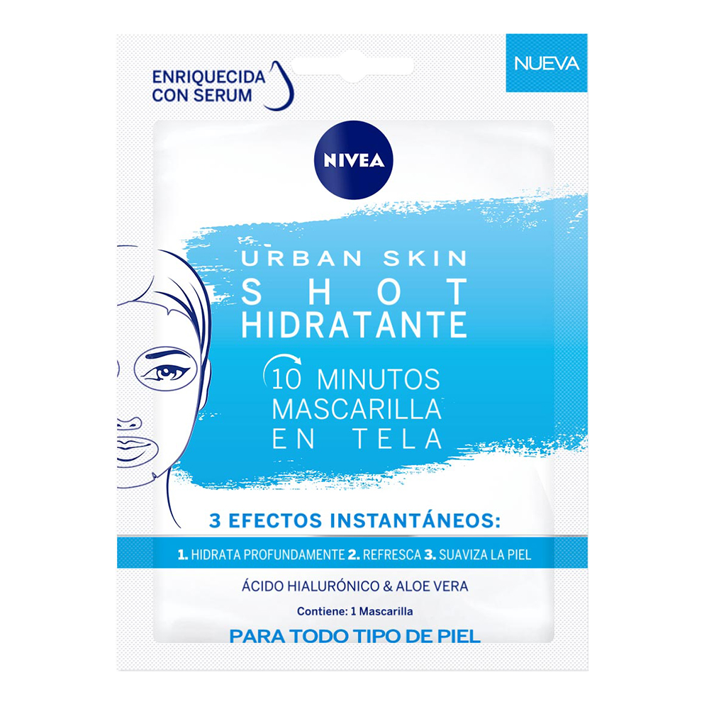 Nivea Facial Máscara de Papel Hidratante x 1 Un.