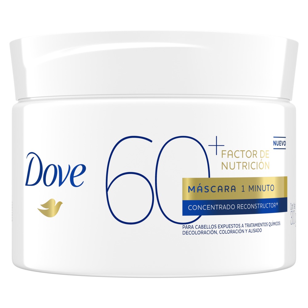 Máscara de Tratamiento Dove 1 Minuto - Factor Nutrición 60 - 300 GR