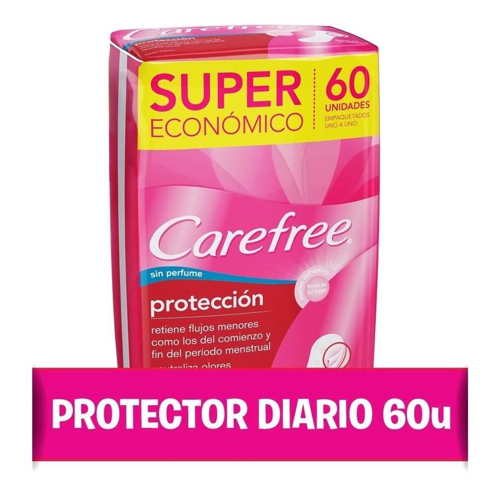 Carefree Protectores Diarios Protección Original x 60 unid