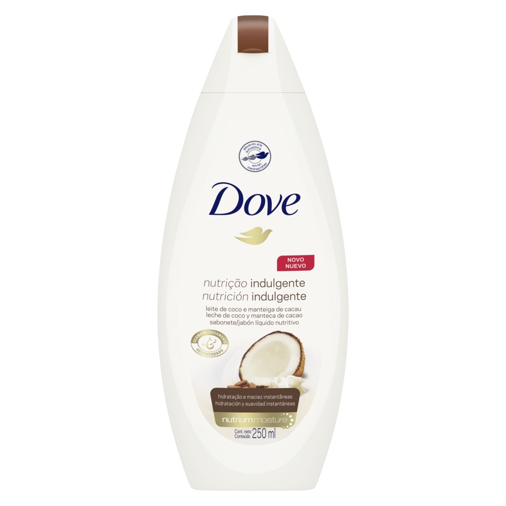 Jabón Líquido Dove Leche de Coco 250ml.