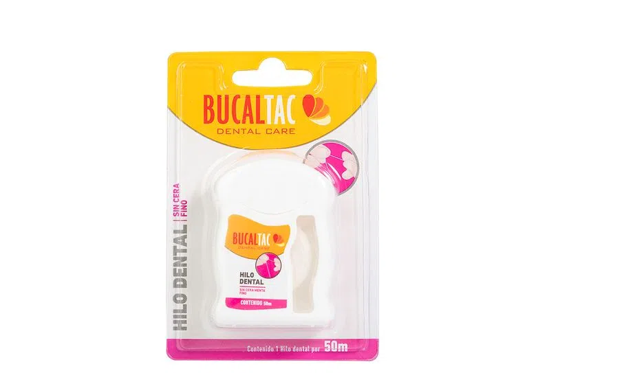 Bucal Tac Hilo Dental sin Cera fino 50 m