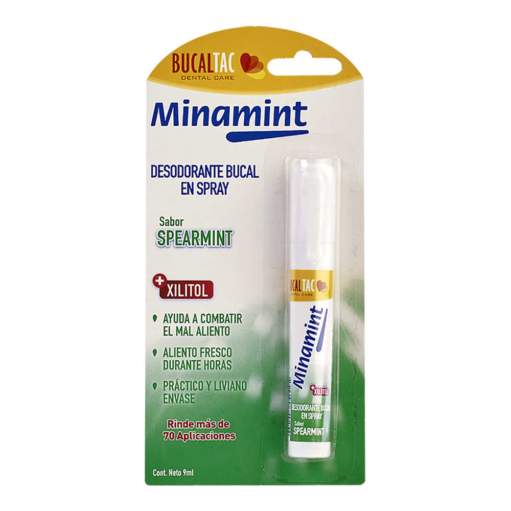 Bucal Tac Spray Bucal Minamint Spearmint x 9 ml