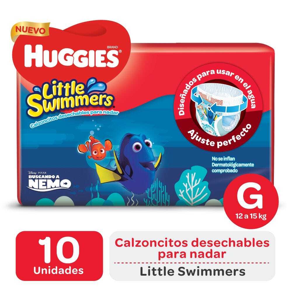 Huggies Pañales para el Agua Swimmers Grande x 10 unid 