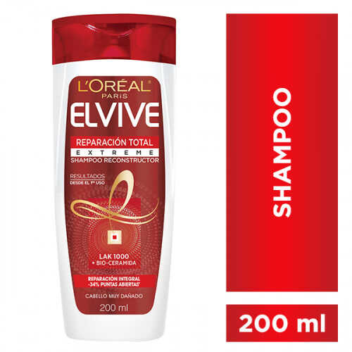 Elvive Shampoo Reparacion Total Extreme x 200 ml