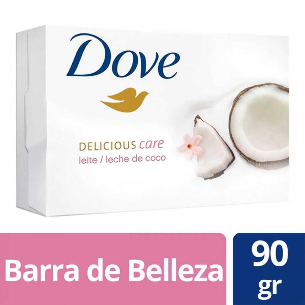 Jabón de Tocador Dove Leche de Coco 90grs.