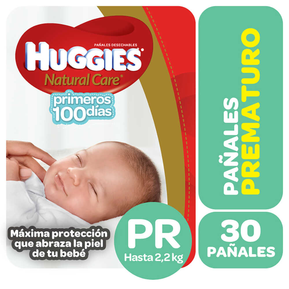 Pañal Huggies Natural Care PR x 30