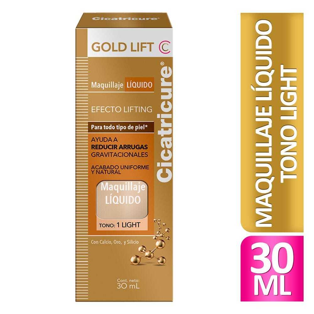 Cicatricure Maquillaje Liquido Gold Lift Light x 30 ml