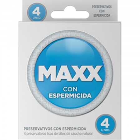 Maxx Preservativos Espermicida x 3 unidades