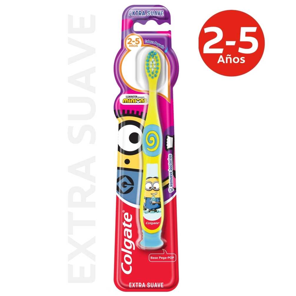 Colgate Cepillo Dental Smiles Minions 2 a 5 años