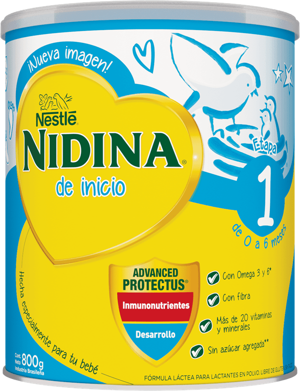 Nidina Leche Infantil en Polvo x 800 grs Etapa 1