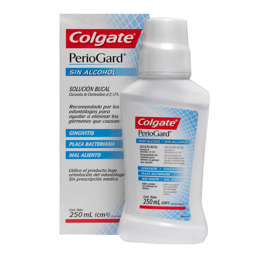 Colgate Enjuague Bucal Periogard sin Alcohol x 250 ml