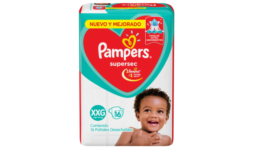 Pampers Confort Sec XX GDE X 16 Unid 