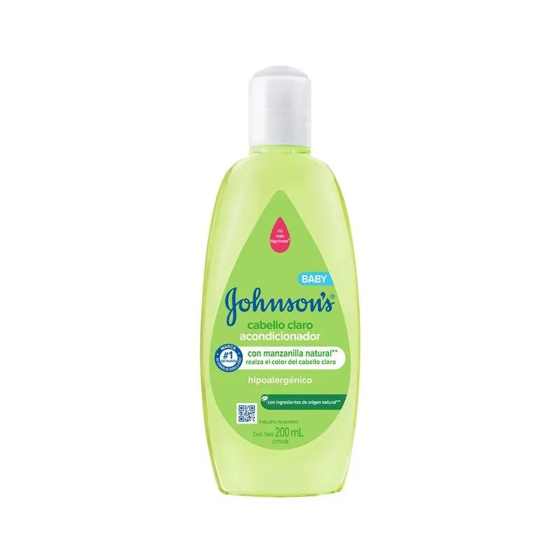 Johnson Baby Acondondicionador Cabello Claro x 200 ml