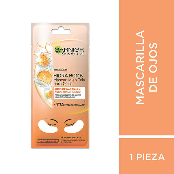 Garnier Skin Active Mascarilla en Tela para Ojos Naranja x 1 unid