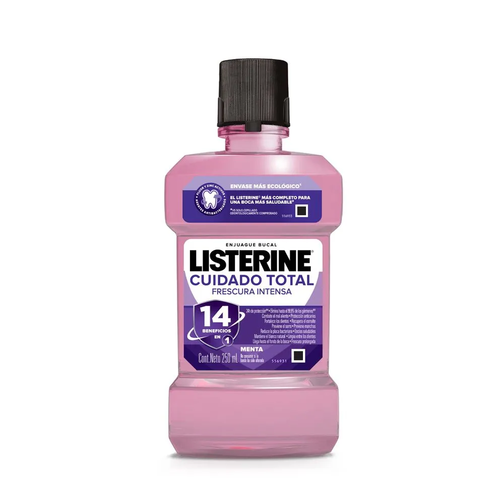 Listerine Cuidado Total Frescura Intensa x 250 ml.