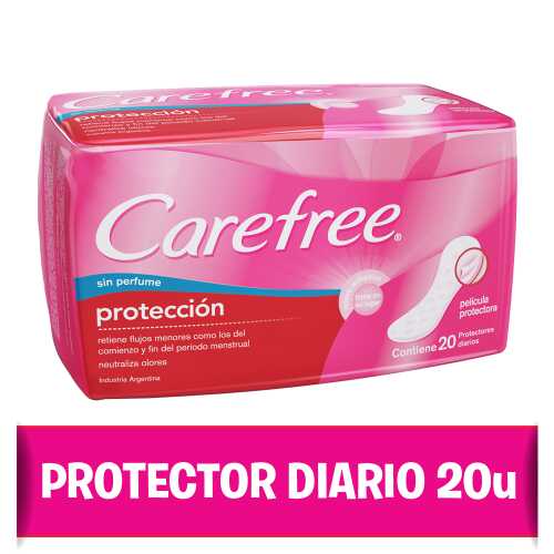 Carefree Protectores Diarios Proteccion Original x 20 un